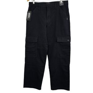 Silver Jeans Women's NWT Cargo Utility High Rise Straight Leg Jeans, Sz 30